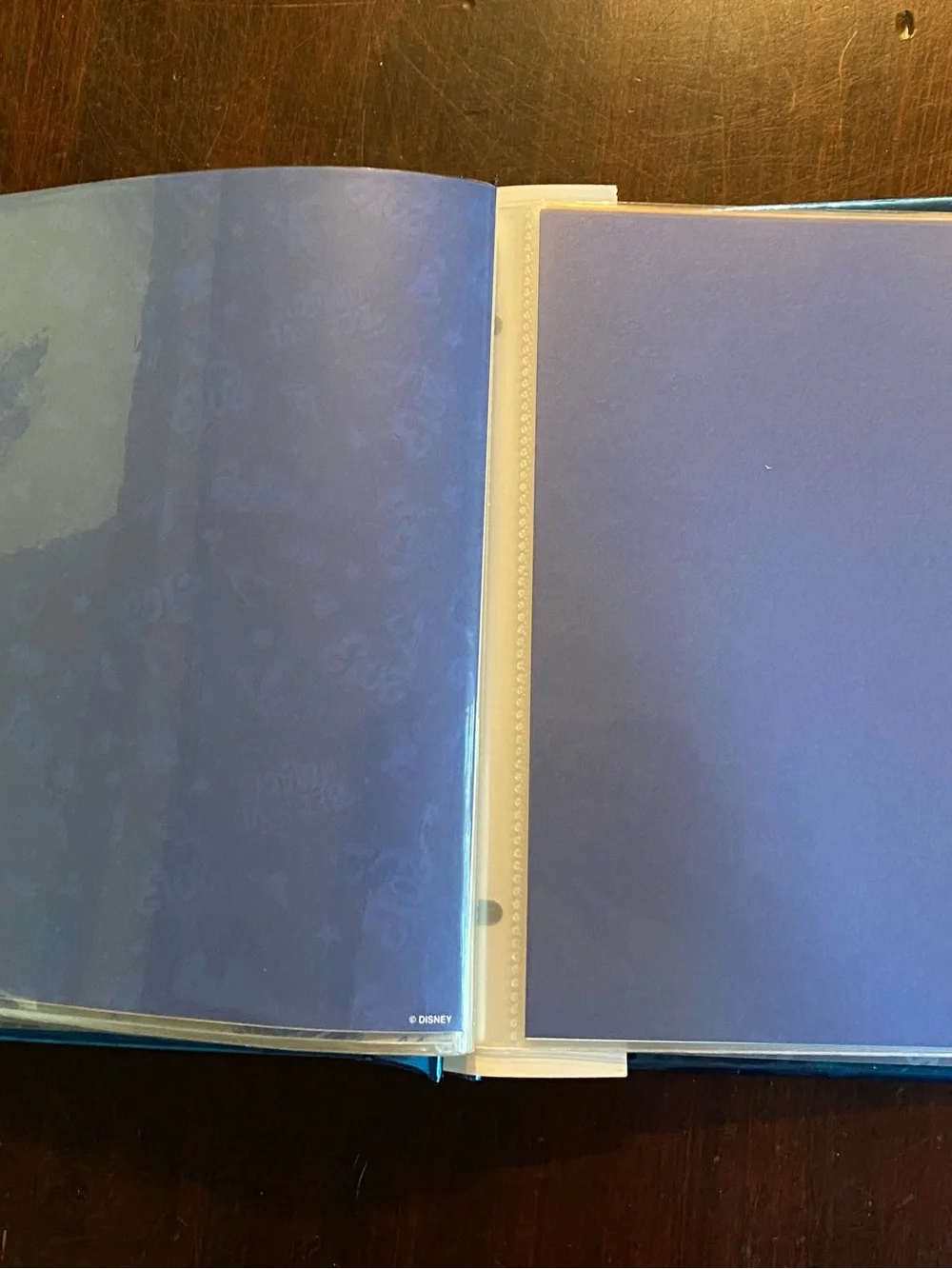NWT Collectible Walt Disney World 2013 Slip-In Scrapbook Bound Blue Multicolor